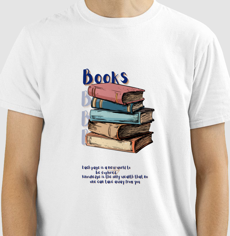 Camiseta Books