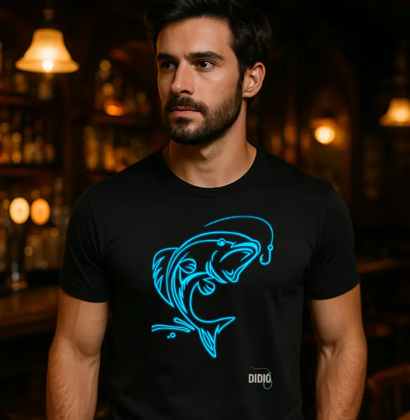 CAMISETA PEIXE FISGADO