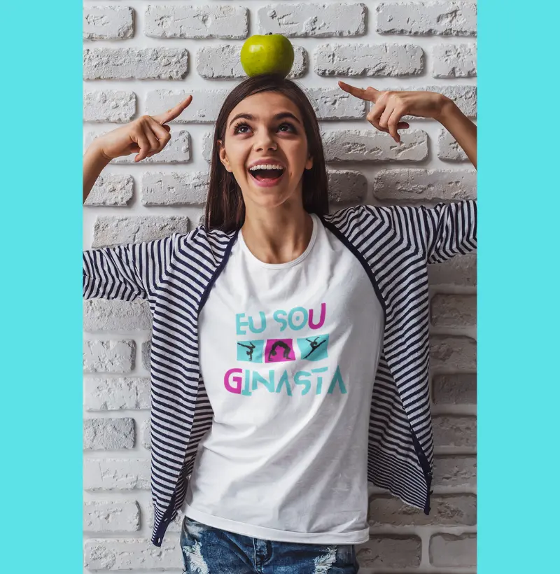 Camiseta Ginástica Artística - Aventuras Diversas