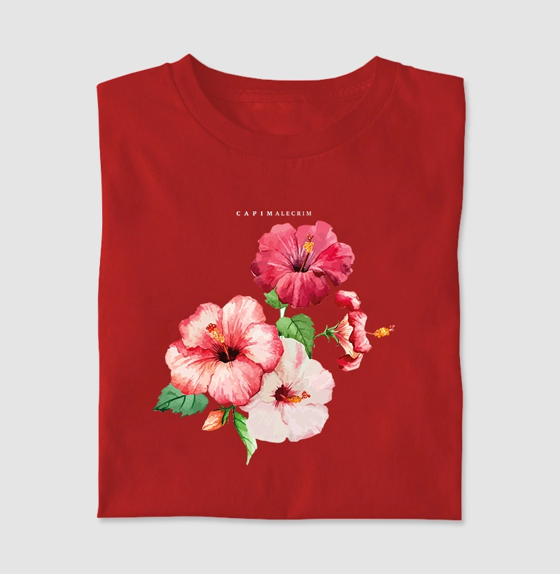 T-shirt  Hibiscos