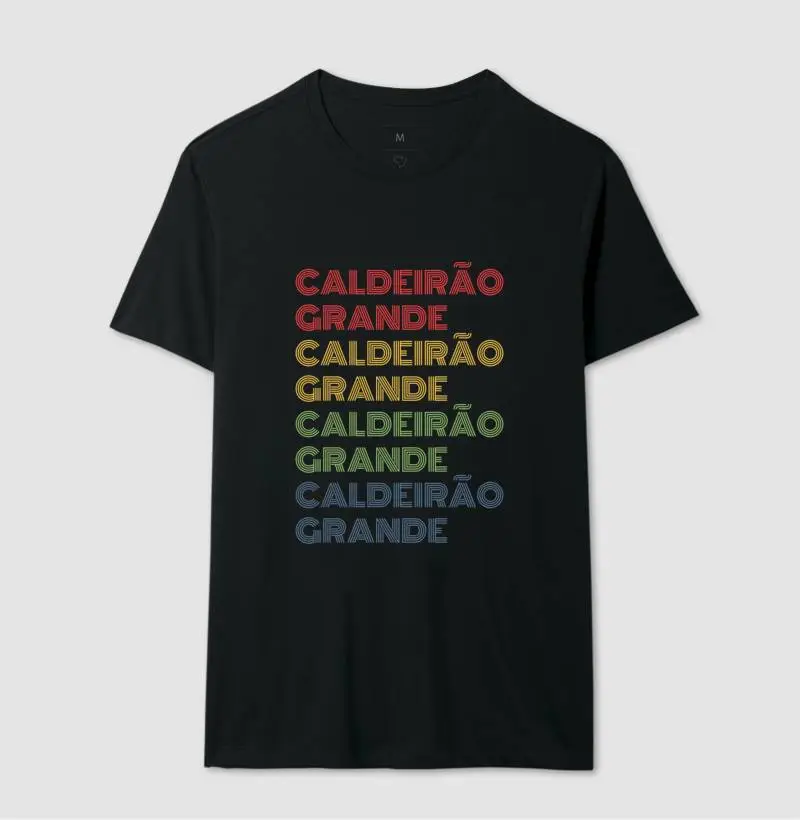 Caldeirão Grande Letreiro Retrô