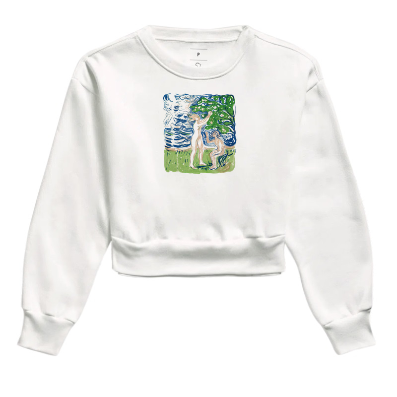 Girls Picking Apples