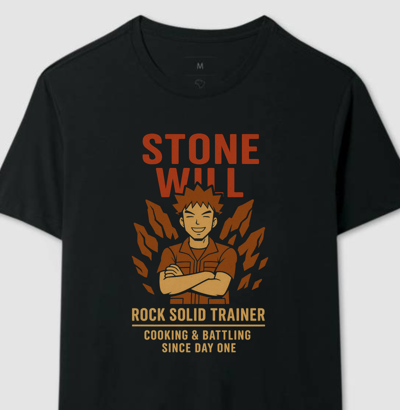 Stone Will Brock Pokémon Retro Series