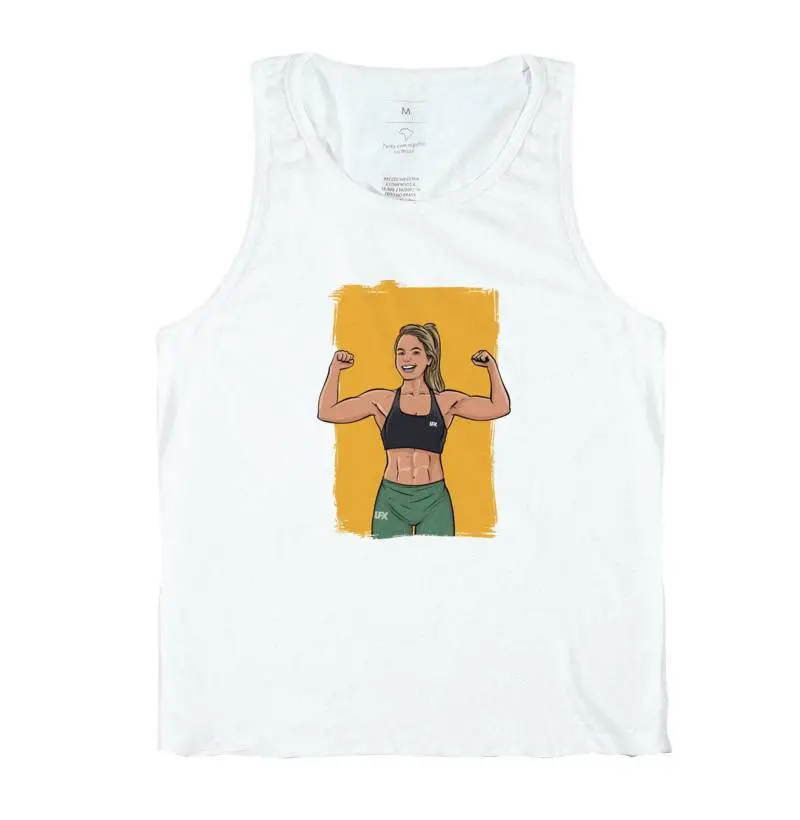 Mulher fazendo Double Biceps V01