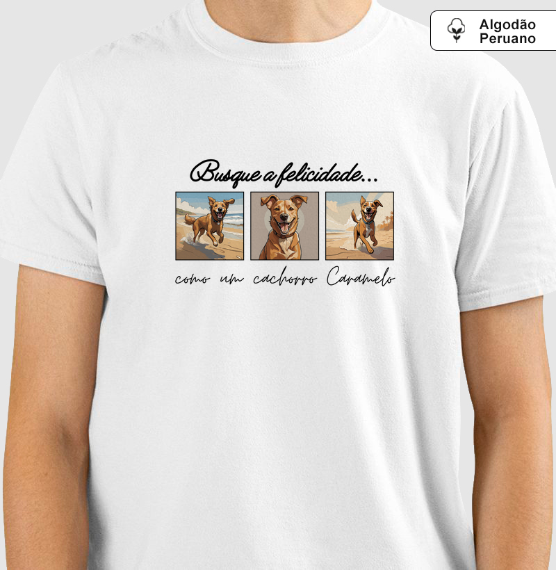 Camiseta Busque a felicidade