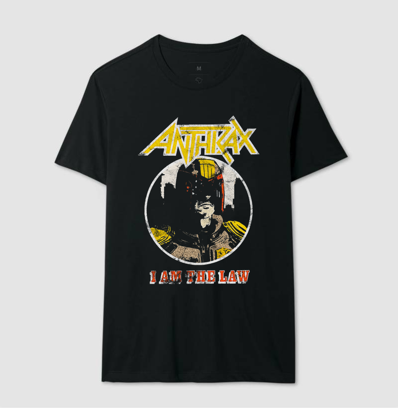 Camiseta Anthrax - I am the Law 