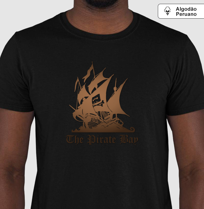 The Pirate Bay Origem - Camiseta Algodão Peruano