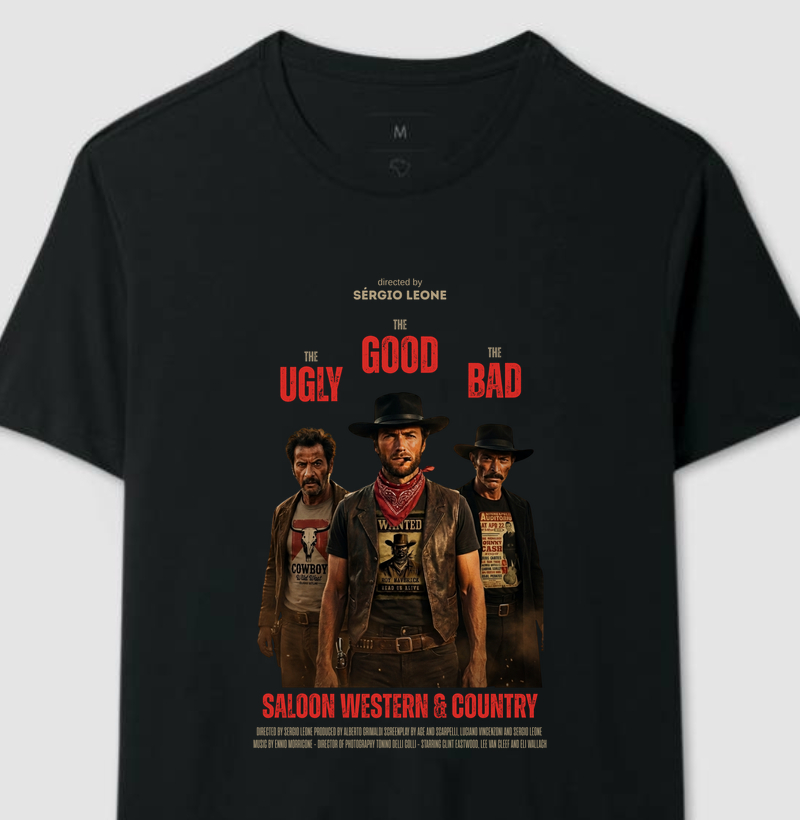 Saloon - The Good, The Bad and The Ugly Preta