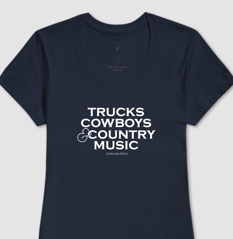 Camiseta feminina - Trucks