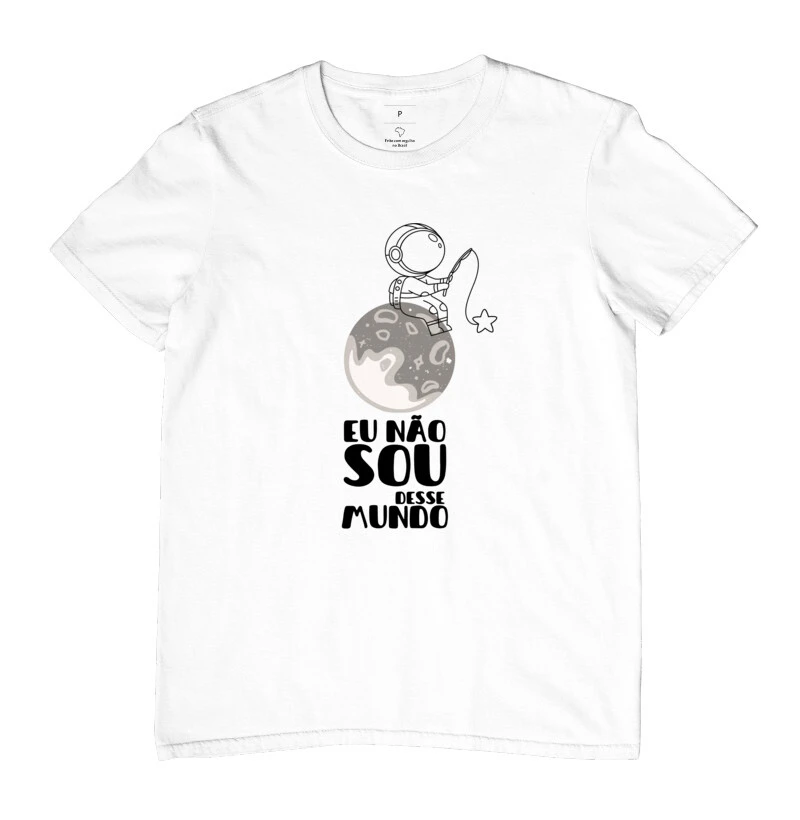 Camiseta Eu não sou desse mundo
