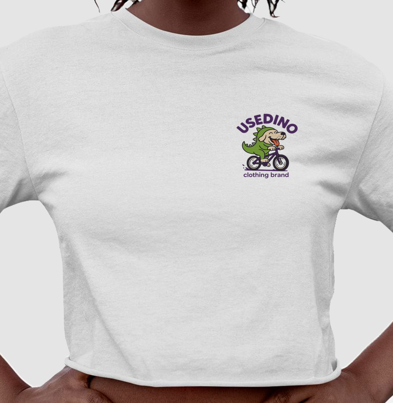 Use Dino clothing brand cropped