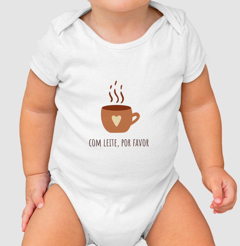 Com leite, por favor