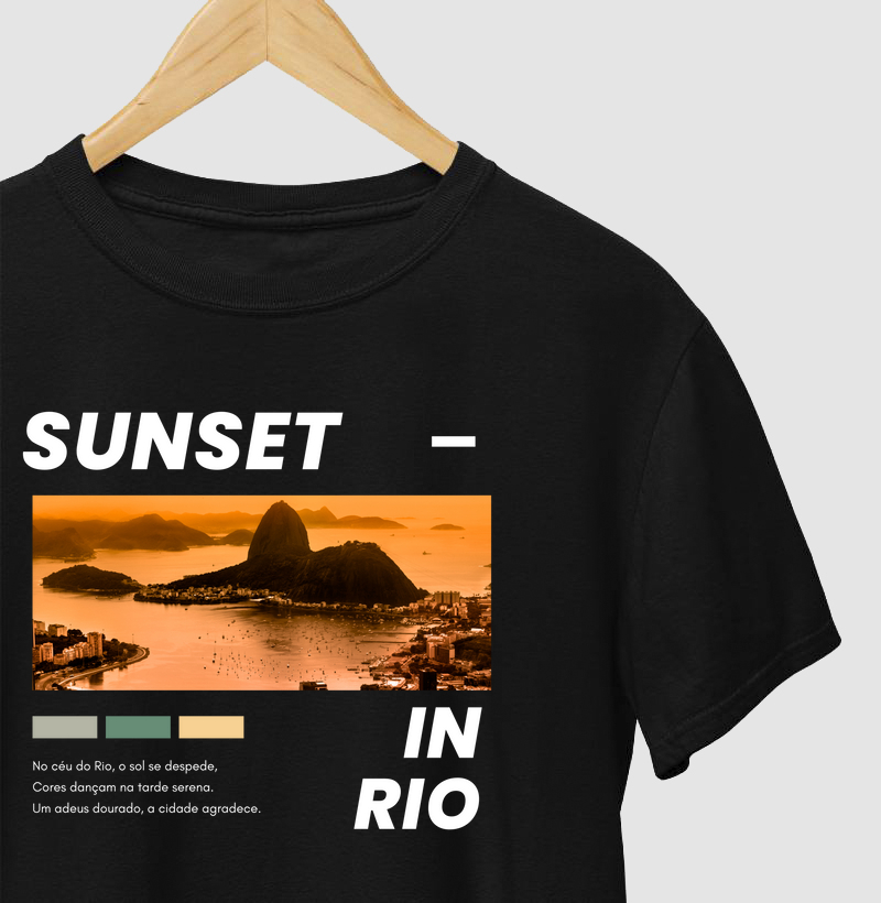 Camiseta "Sunset In Rio"