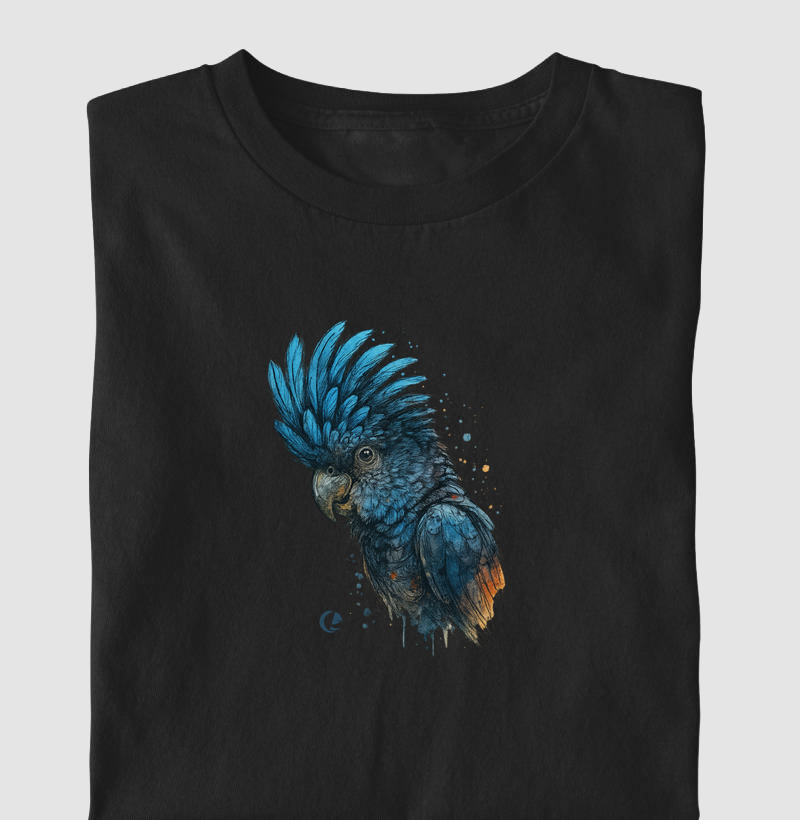 Camiseta - Arte Cacatua Red-Tail