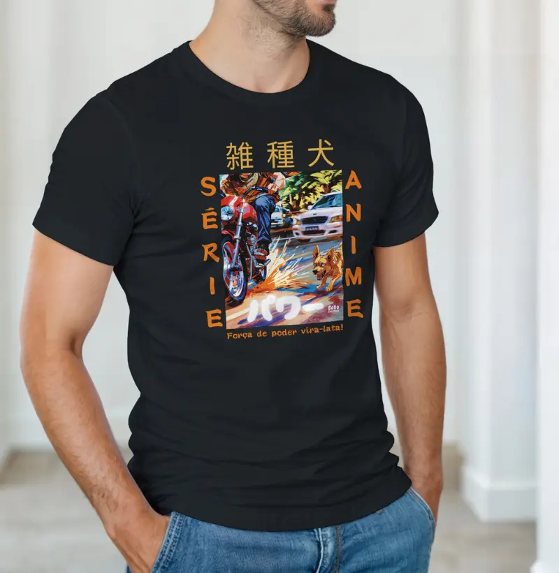 Camiseta -  Força de poder vira-lata!