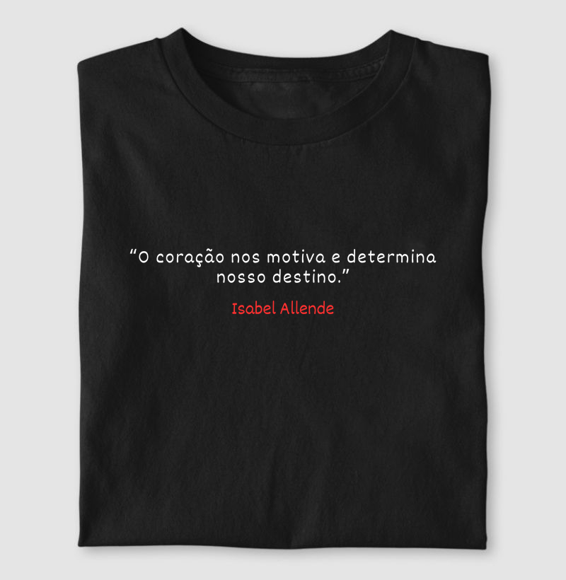 Camiseta Isabel Allende Coração