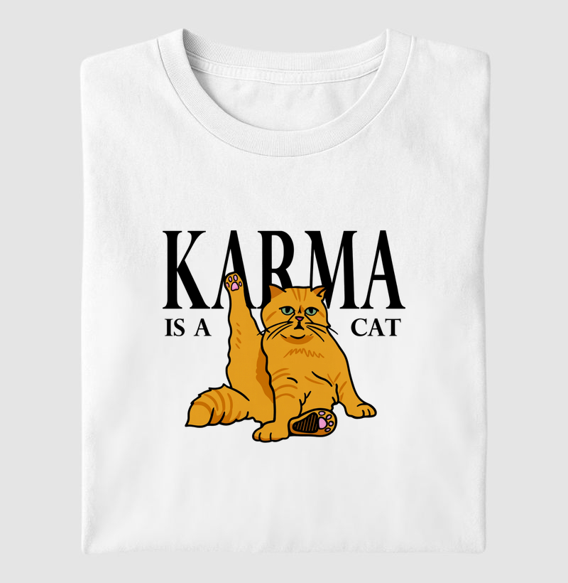 Karma is a cat