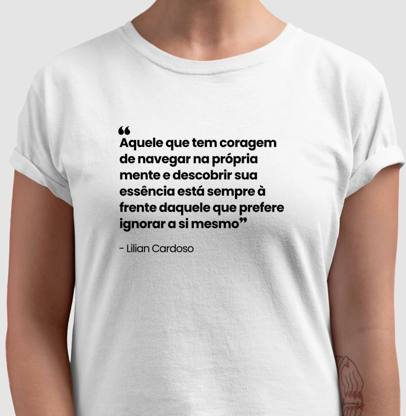 Camiseta Frase Lilian Cardoso