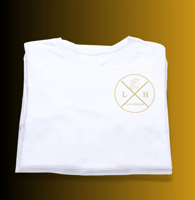 Camiseta com a logo da Love Horses