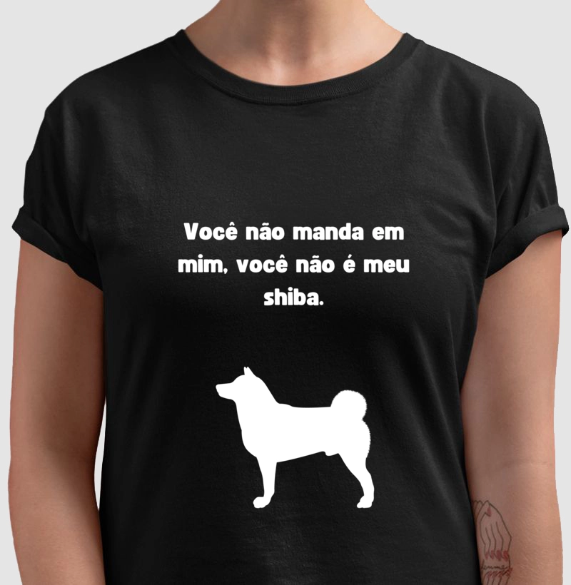 Em mim meu Shiba manda