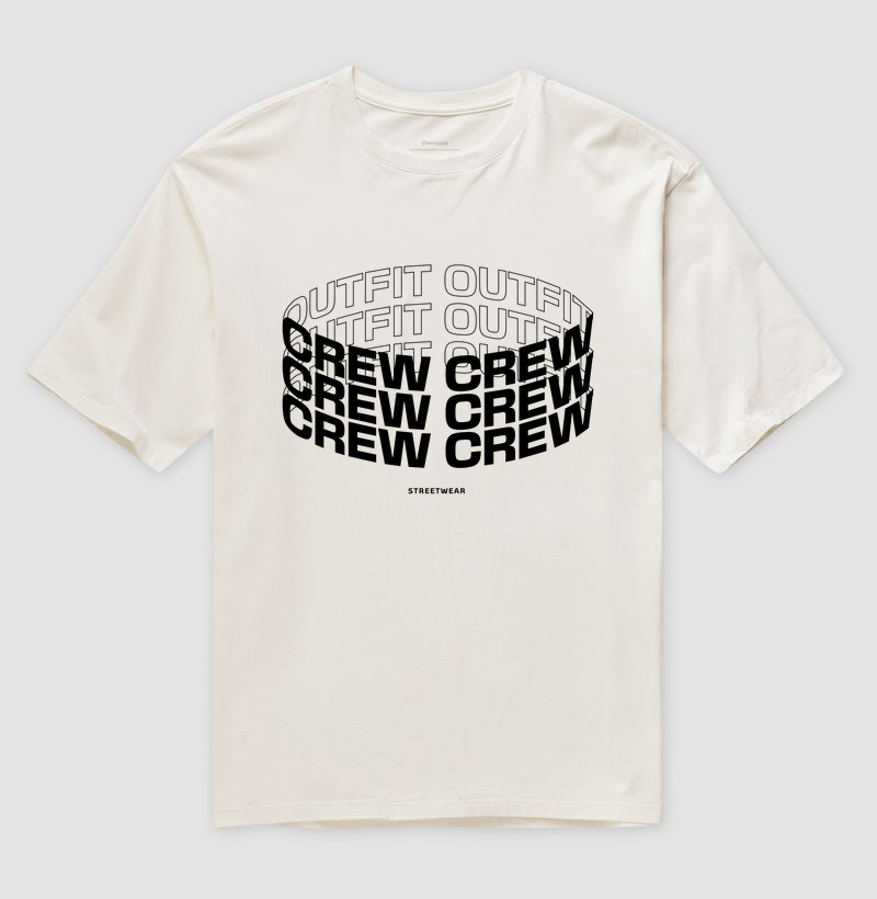 Camiseta Oversized - Crew Loop