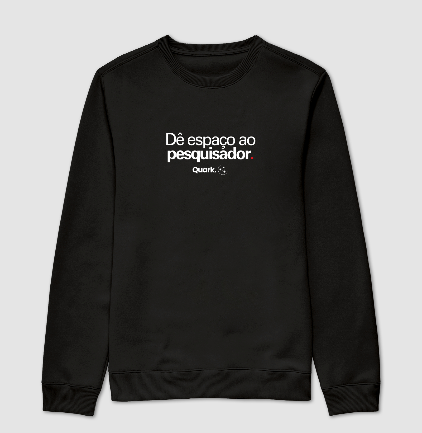 Dê espaço ao pesquisador.