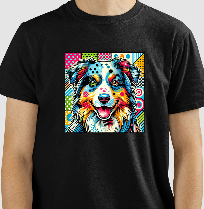 Pastor Australiano - Pop Art  