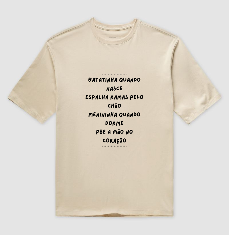 Práxis Camiseta Oversized Batatinha