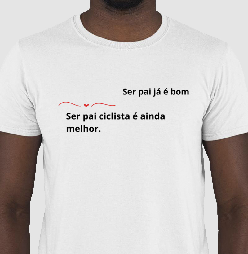 Camisa Pai Ciclista (branca)