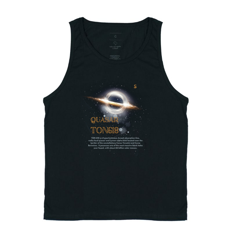 Quasar Ton618 Camiseta Supernova Estampada  