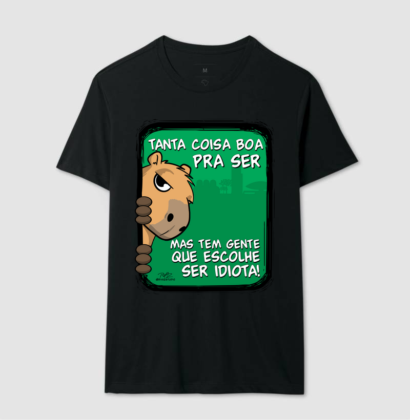 Camiseta Capivara Tanta coisa