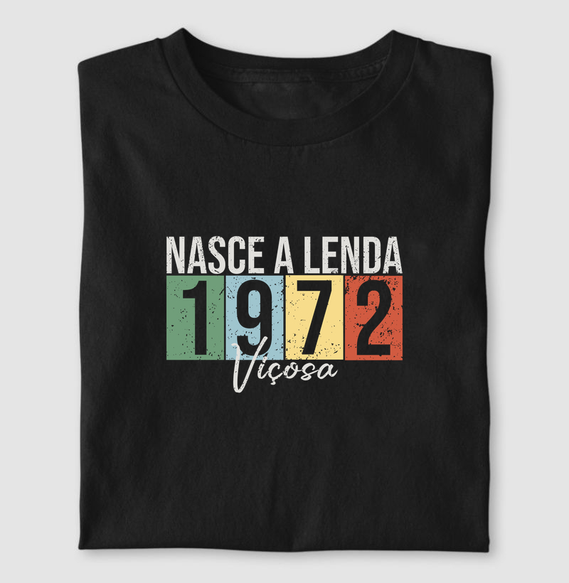 Nasce a Lenda 1972 Viçosa | Para personalizar 👉ANTES DA COMPRA👈 chame no WhatsApp