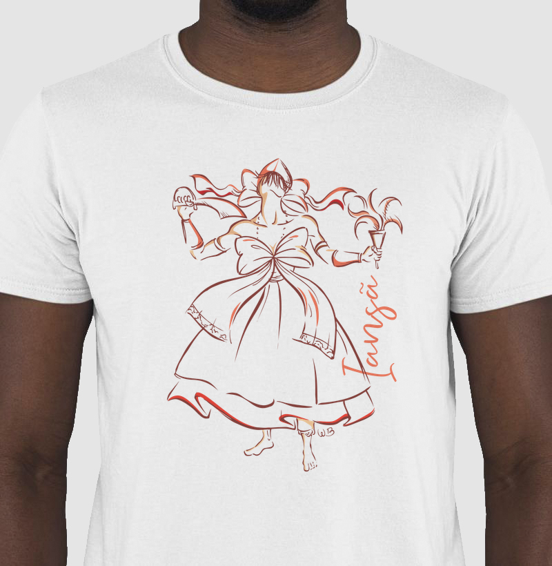 Camiseta Iansã em traços