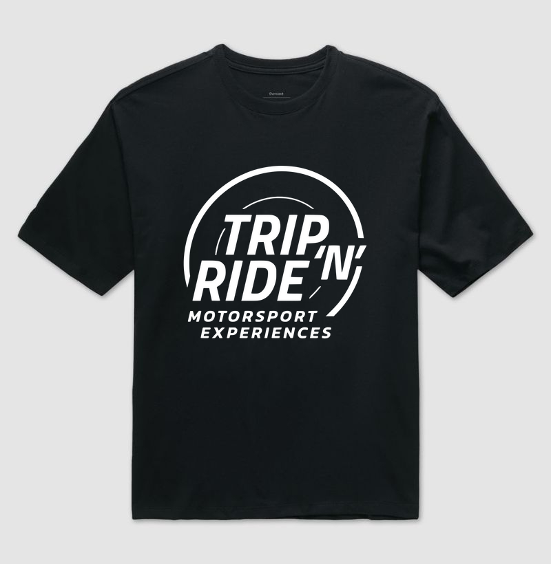 Camiseta Oversized - Trip 'N' Ride B&W