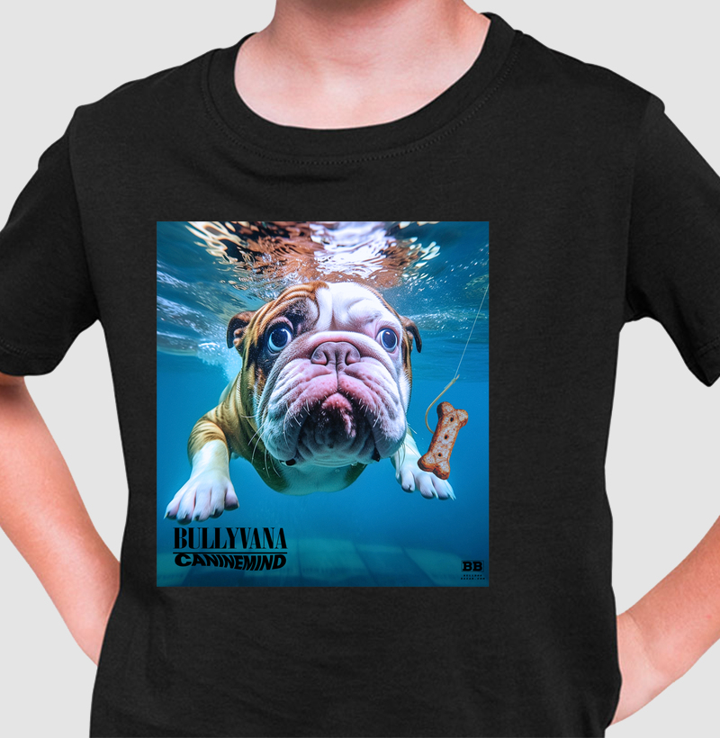Camiseta Infantil Bulldog Ingles "Bullyvana"
