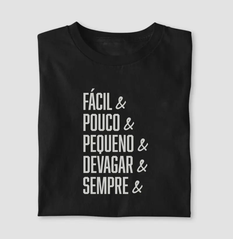 Fácil Pouco Pequeno Devagar Sempre