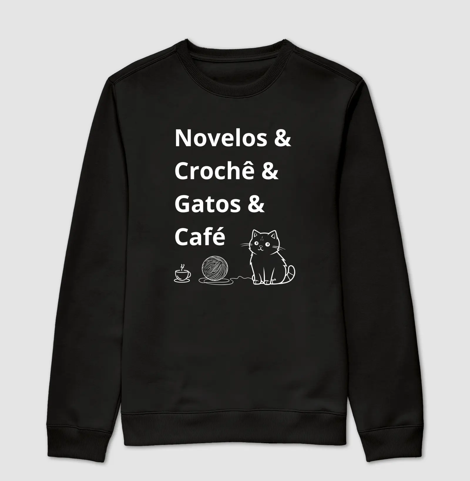 Novelos, CROCHÊ, gatos e café