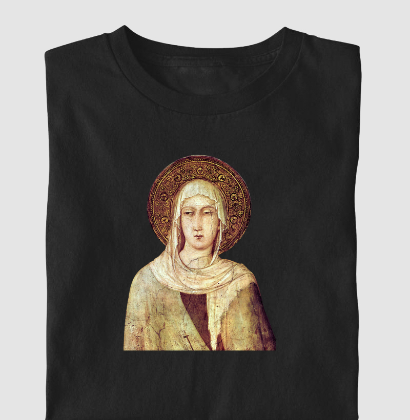 Camiseta Santa Clara de Assis século XIV