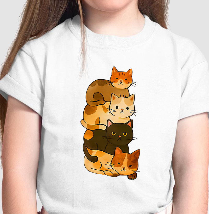 TORRE DE GATOS - Estilo Lápis de Cera