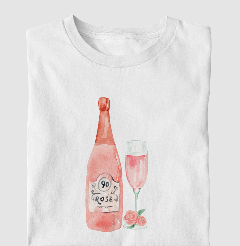 Camiseta Rosé Elegante