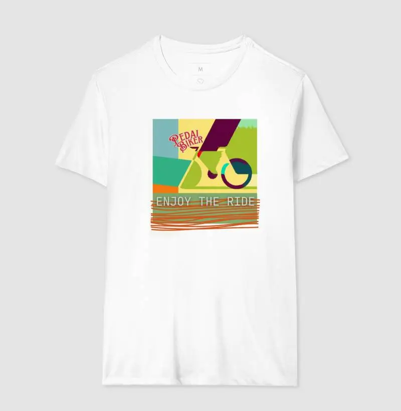 camiseta pedal rider arte moderna