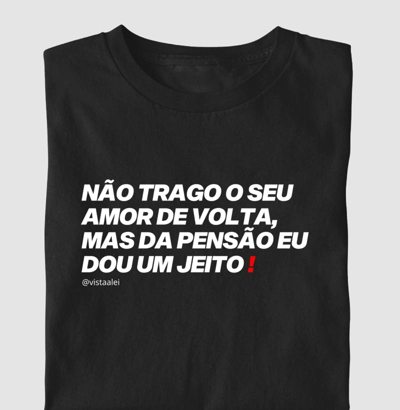 Não trago o seu amor