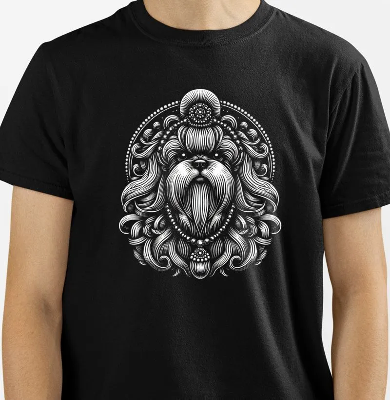 Camiseta Lhasa Cão Sagrado do Tibet