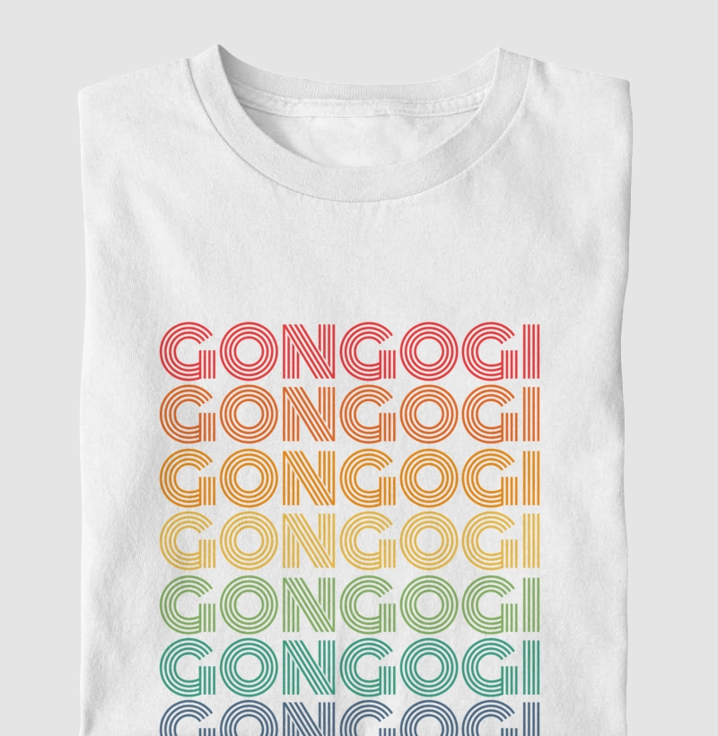Gongogi Letreiro Retrô