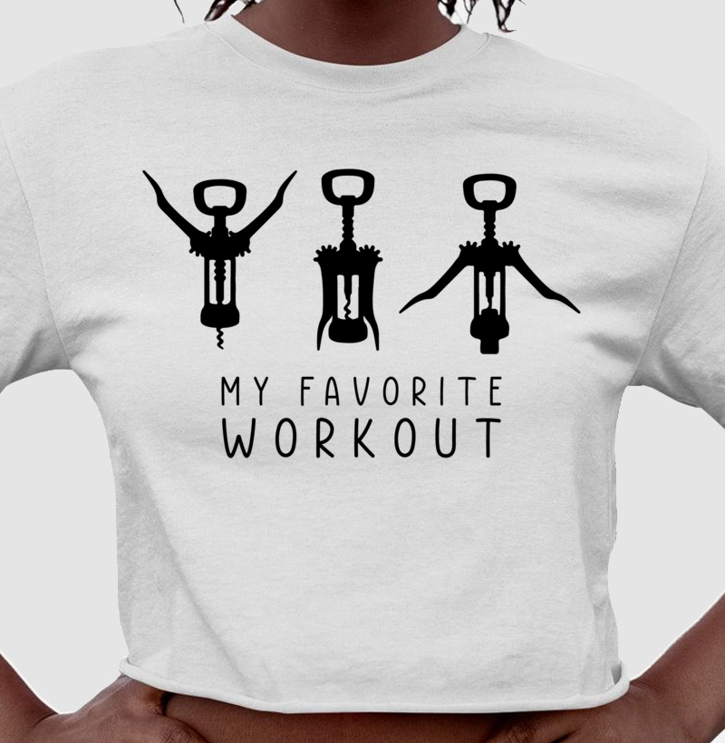 Camiseta Cropped Workout