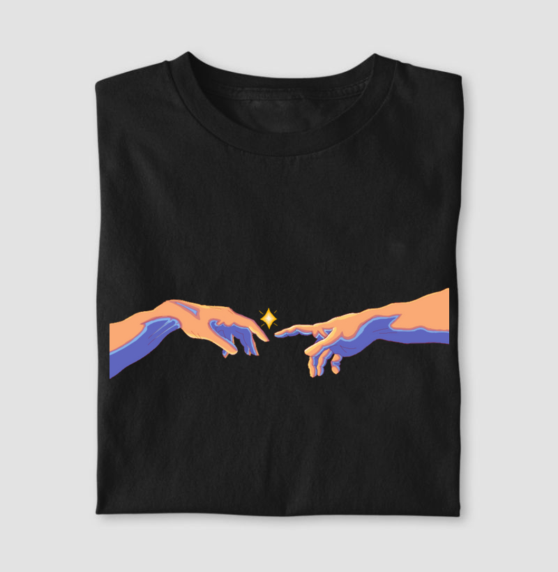 Camiseta - A Criação de Adão Colors