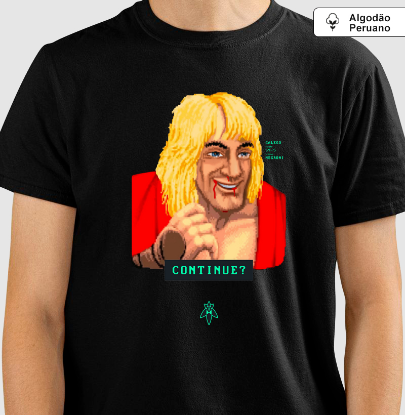 Coleção Continue - Edição Galego - Camiseta Algodão Peruano