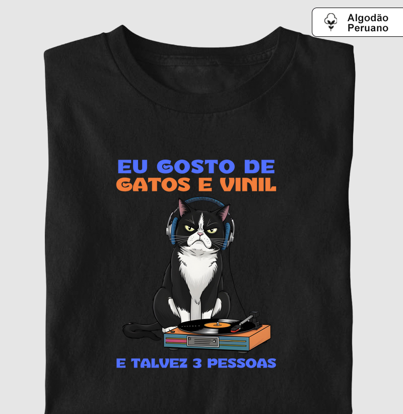 EU GOSTO DE GATOS E VINIL E TALVEZ 3 PESSOAS