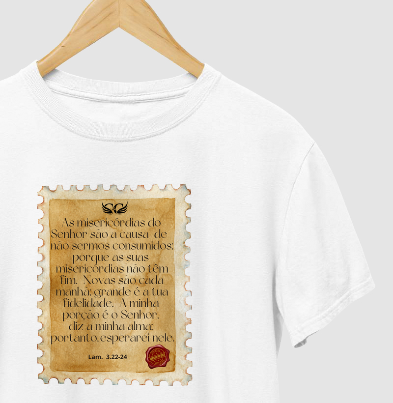 Camiseta As Misericórdias do Senhor
