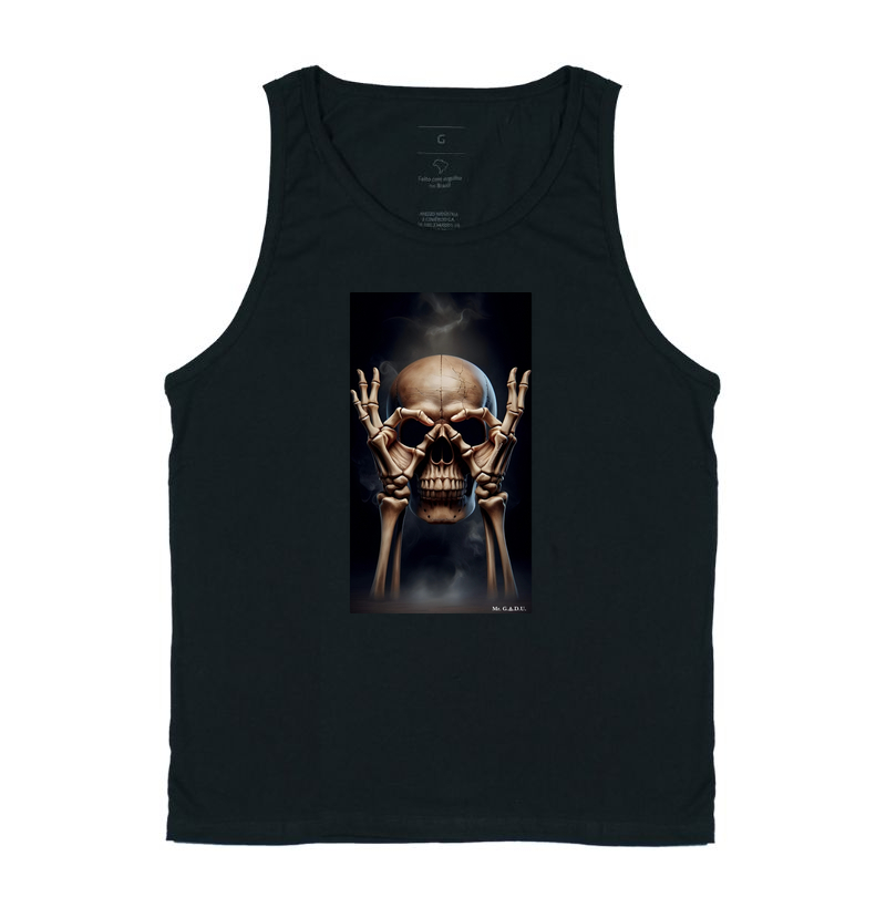 Camiseta Regata Caveira Observadora - Mr. GADU